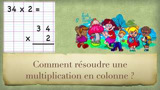 3v   Résoudre une multiplication à 1 chiffre en colonne