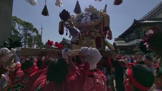 令和4年　2022年　大塩天満宮秋祭り　本宮　本殿前　宮本