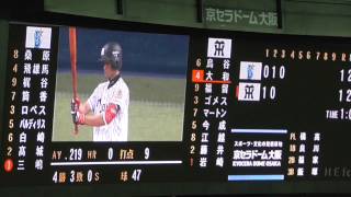 2015年8月22日・阪神VS横浜DeNA＠京セラドーム・阪神大和登場曲