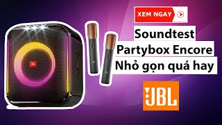 Mở hộp & test Karaoke JBL Partybox Encore kèm 2 míc - Nhỏ gọn quá hay