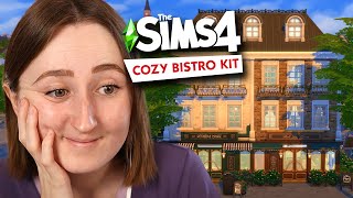 building with the *new* cozy bistro kit in the sims! (Streamed 5/30/24)