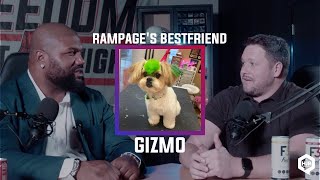 The Soft Side of Rampage Jackson | His Best Friend Gizmo!!