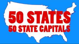 Learn the 50 US State Capitals and 50 State Abbreviations | 50 States Song