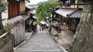 2021年4月28日 雨上がりの京都を歩く 三年坂,二年坂,ねねの道,八坂神社  Walk around Kyoto city,Japan vlog