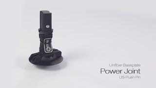 Unifiber Baseplate Power Joint (US-Push Pin)