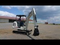 terex hr16 mini excavator for sale running and operating