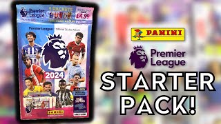 NEW PREMIER LEAGUE STICKERS! | STARTER PACK OPENING! | PANINI PREMIER LEAGUE STICKER COLLECTION 2024