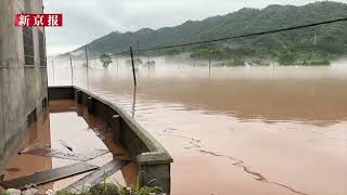 湖南靖州遇强降雨有民房因山体滑坡受损 应急局：暂无人员伤亡