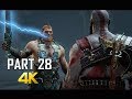 GOD OF WAR Gameplay Walkthrough Part 28 - GODS BOSS BATTLE (PS4 PRO 4K Commentary 2018)