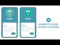 #4 Animated Login Screen UI Design | React Native tutorial for beginner