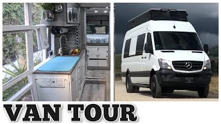 VAN TOUR - Tiny House with Amazing SHOWER!