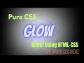 Glow Your Text using Css | Css text animation effects🔥