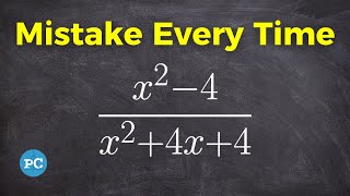 Stop Canceling Terms Wrong | Rational Expression Mistakes