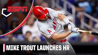 Mike Trout LAUNCHES a 473-foot home run 🚀 | ESPN MLB
