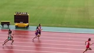 第32回全国小学生陸上競技交流大会山口県予選 6年女子100m予選第4組