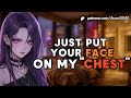 [F4M] Goth girl roommate Sneaks into Your Bed And Put your head on her CHEST [comfort] [possessive]