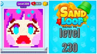 Sand loop level 230 super hard level Walkthrough Solution