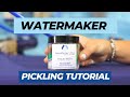 SeaWater Pro watermaker pickling