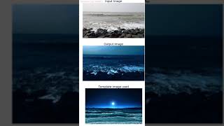 Histogram matching | template image | python