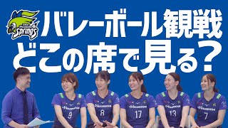 バレーボールの楽しみ方 上級編🏐どの席から見る？