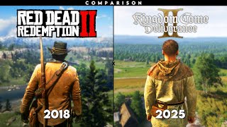 Red Dead Redemption 2 vs Kingdom Come Deliverance 2 | Physics and Details Comparison