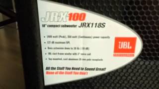 JBL JRX 100 subwoofer