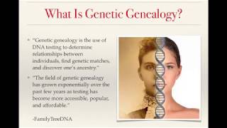 Craig Family Reunion - Genetic Genealogy: Using DNA to Discover Your Past