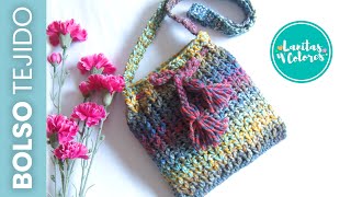 🤯✅El BOLSO que todas van a querer tejer porque... esta SUPER FACIL | SUPER EASY FASHION  crochet BAG
