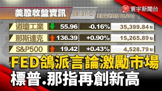 Fed鴿派言論激勵市場 標普.那指再創新高｜美聯準會主席談話發酵 歐洲3大股市齊揚｜#歐美股 @globalnewstw