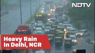 Delhi Rains: Flooding, Jams In Delhi Amid Heavy Rain, House Collapses