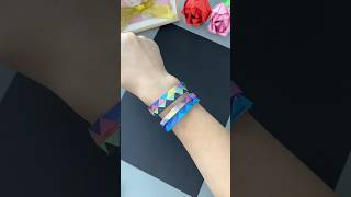 DIY Hand Bracelit with Paper |How to Make Bracelit With Paper #tonniartandcraft #CraftyMull