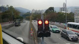 港鐵接駁巴士K12路線(806)行車片段(八號花園至新達廣場)