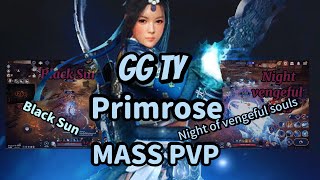 BDM - Black Desert mobile Black Sun & Night of vengeful souls highlight Primrose MASS PVP She’s Good