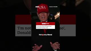 Donald Trump attacks Pope over criticism of Iran war. #Trump #PopeLeo #BBCNews