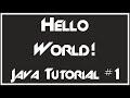 First Hello World Program - Java Programming Tutorial