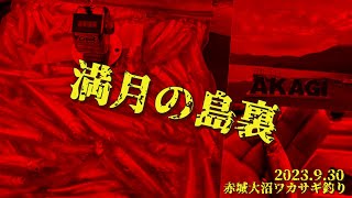 【満月の島裏】2023.9.30赤城大沼ボートワカサギ釣り