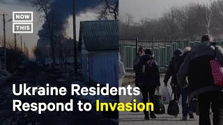 Ukrainians on the Ground React to Russia's Attack