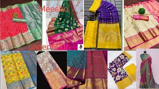 Meesho under 600/- most trending festive collection pattu sarees # 100% Recommend quallity 👌👌