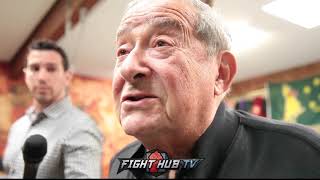 BOB ARUM "GOLOVKIN IS NOT THE BEST MIDDLEWEIGHT IN THE WORLD, CANELO IS !"