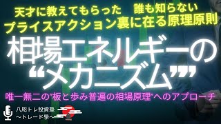 【相場エネルギーの板と歩みのメカニズム】プライスアクションの裏にある原理原則