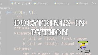 Doctrings in Python | Complete Python Guide for Beginners