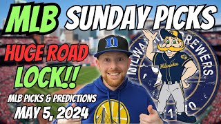 HUGE MLB LOCK!! MLB Picks Today 5/5/2024 | Free MLB Picks, Predictions & Sports Betting Advice