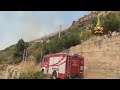 Sicilia in fiamme: venti roghi attivi, case danneggiate e sfollati a Palermo