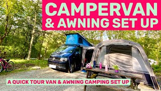 Campervan and Drive Away Awning Set Up