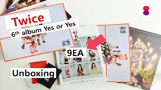 Unboxing 트와이스 Twice 6th mini album Yes or Yes 미니 6집 언박싱 トゥワイス