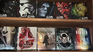 Star Wars \u0026 Star Trek Steelbook Collection Overview, 4K Blu Ray DVD Limited Exclusives KlingonUranus