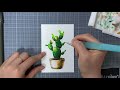 플러스펜수채화 선인장그리기 plus pen marker watercolor draw the cactus plus pen aquarelle dessiner le cactus