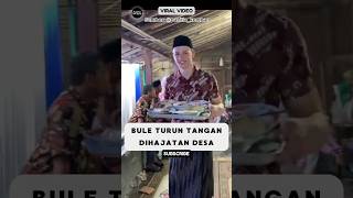 Wisatawan Bule Ikut Rewang Hajatan di Klaten‼️ #reaksibule #buleriview #shorts #viralvideo l