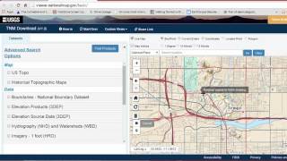 Using USGS National Map Viewer