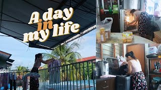 BUHAY MALAYSIA ! A day in the life of pinay wife in malaysia + laba + sampay + grocery .